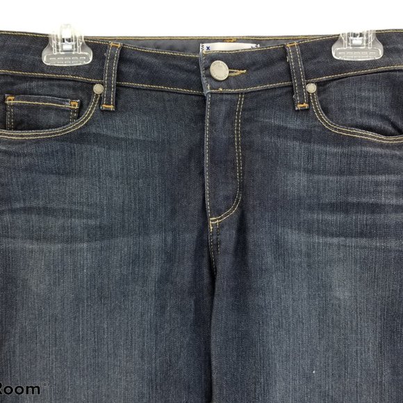 Paige Womens Skyline Straight Leg Mid Rise Jeans D - Picture 3 of 6
